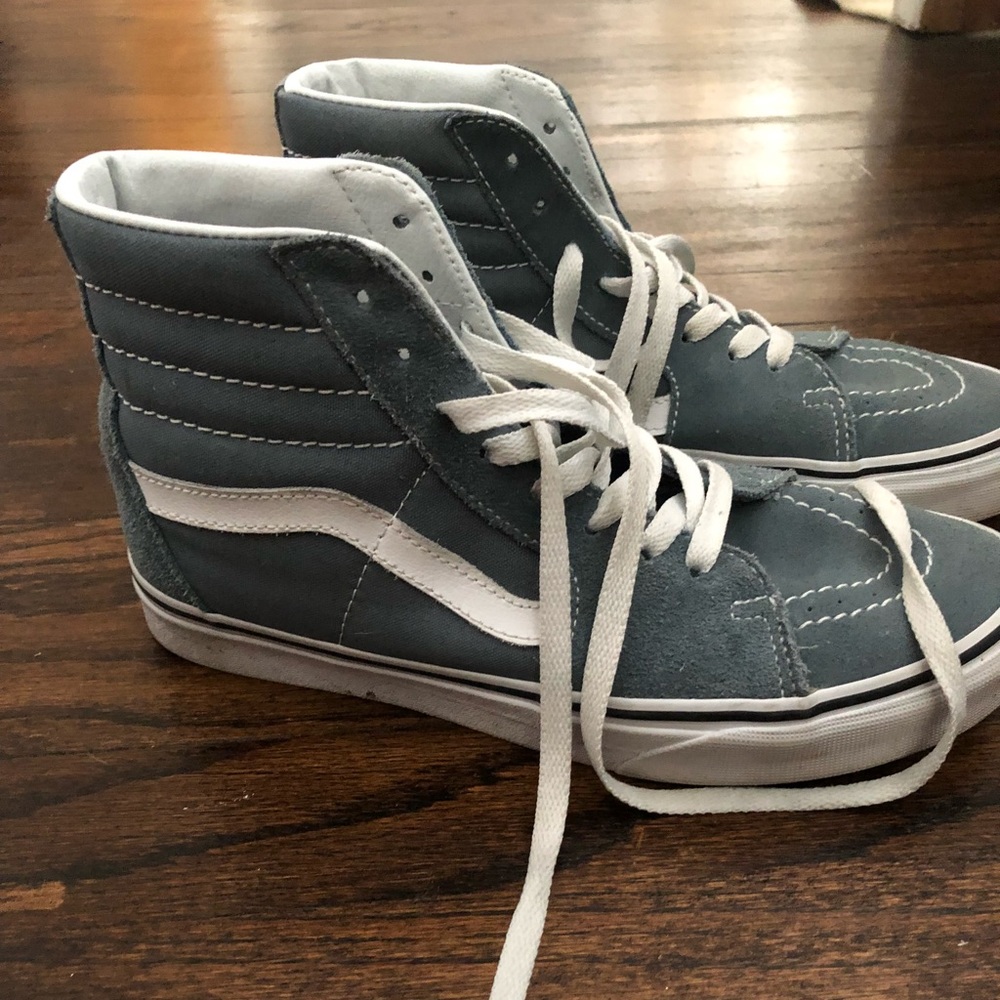 High top teal vans